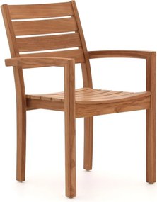 + 10% kassakorting | Dining tuinstoel | Sunyard Liverpool | Hout | Natural Teak | Stapelbaar | Kees Smit Tuinmeubelen