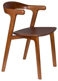 Zuiver Northwood Walnut Walnoot Eetkamerstoel Minimalistisch