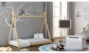 Peuter Natuurlijk Eenpersoons hemelbed - Titus Tipi-stijl voor kinderen Kinderen Peuter Junior 5059914020609 Children's Beds Home, 160x80, Matras van