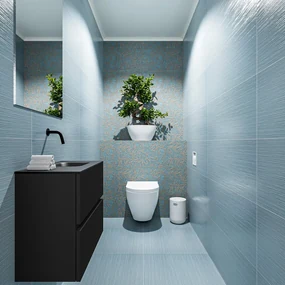 Mondiaz Ada 60cm toiletmeubel urban met wastafel urban rechts zonder kraangat