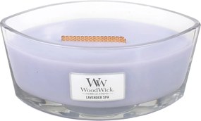 WoodWick geurkaars - Ellipse HearthWick Flame - Lavender Spa