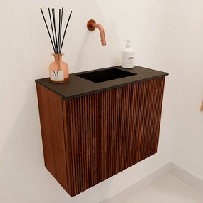 Mondiaz Joya 50cm toiletmeubel ruby met wastafel faye rechts zonder kraangat urban