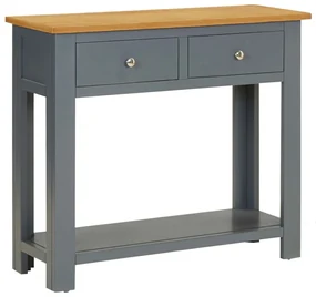 vidaXL Wandtafel 83x30x73 cm massief eikenhout
