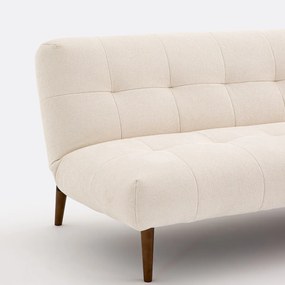 Klik-klak-slaapbank van fijne chenille, ORO