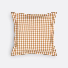 Gingham katoen/linnen kussenhoes, Cottage