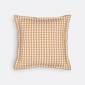 Gingham katoen/linnen kussenhoes, Cottage