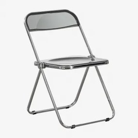 Verpakking Van 4 Kepko Opvouwbare Eetkamerstoelen Grijs – Smoky - Sklum