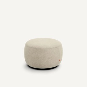 XL voetenbank in linnen fluwelen, Rosebury, ontwerp door Emmanuel Gallina