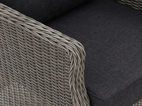 Stoel-bank loungeset Intenso  | 5 personen | Loungeset Grijs | Wicker (vlechtwerk) | Kees Smit Tuinmeubelen