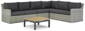 Hoek loungeset 6 personen Wicker Grijs Garden Collections Giardino/Riviera