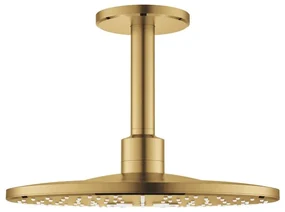 GROHE Rainshower SmartActive 310 Hoofddouche - 31cm - 2 straalsoorten - plafondarm 14.2cm - geborsteld cool sunrise 26477gn0