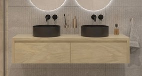 Gliss Design Ares badmeubel 160cm 2 lades corn silk zonder waskom