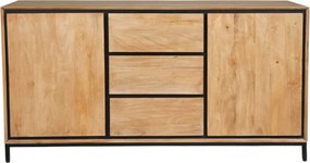 Starfurn RichWood Mangohout Dressoir Industrieel 160 Cm - 160x45x85cm.