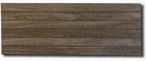 Wandtegel Houtlook 33x100 Cm Norma Donker Bruin RBT121