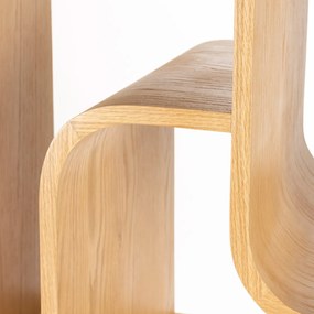 Zuiver Seven Open Kast Roomdivider Eikenhout - 60x35x160cm.