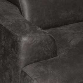 2,5 zitsbank - Lagos - leer Bull antraciet 67