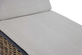 Lifestyle Garden Furniture Nice Ligbed Verstelbaar Aluminium/wicker Grijs