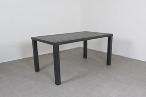 Lima antraciet/Lena 160 cm. tuinset - 7-delig