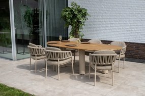 Taste by 4 Seasons Calma tuinstoel latte Tuinstoel   taupe weerbestendig