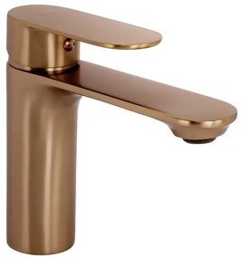 Wastafelkraan Rea Drop Brush Copper low
