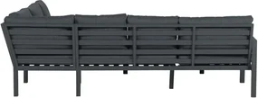 Garden Impressions Denver loungeset 4-delig - zwart