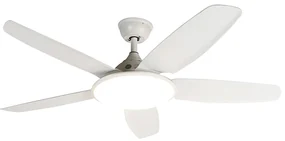 LED Plafondventilator met lamp wit incl. afstandsbediening - Vifte Modern rond Binnenverlichting Lamp