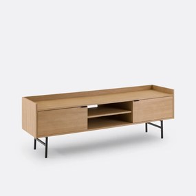 Lange tv-/hifi-kast met eikenfineer L175 cm, Volga