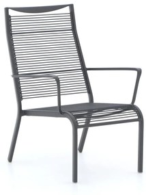 + 15% kassakorting | Lounge tuinstoel | Apple Bee Hawaii lounge | Kunststof | Grijs | Stapelbaar | Kees Smit Tuinmeubelen