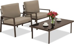 Vigo Terrasmeubelset brons Garden Point