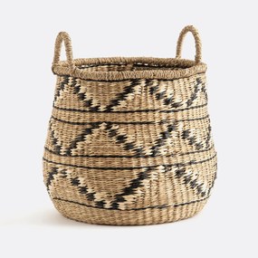 Ronde mand in zeegras, Zac