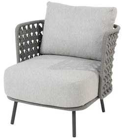 4 Seasons Outdoor Palacio loungestoel silvergrey SALE  Loungestoel    antraciet weerbestendig