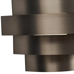 Moderne wandlamp gunmetal incl. LED 3-staps dimbaar - Lines Modern Binnenverlichting Lamp