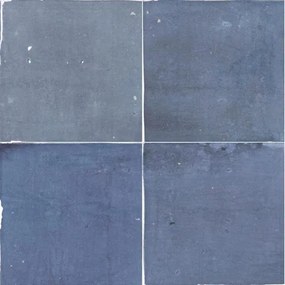 Vtwonen Craft Wandtegel 13x13cm 12mm witte scherf Midnight Blue Glossy 1406793