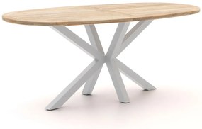 Bartafel ROUGH | Ovaal  | Tuintafel Teakhout | 240x120cm | 6 personen | Kees Smit Tuinmeubelen