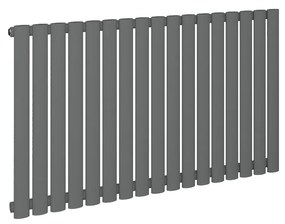Eastbrook Tunstall Horizontale radiator 60x117,9cm Antraciet 1082 watt