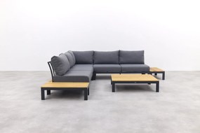 Avalounge loungeset - Aluminium/teakhout - 2-delig