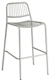 Pak Van 4 Elton Stapelbare Hoge Krukken Groen – Khaki & ↑75 Cm - Sklum