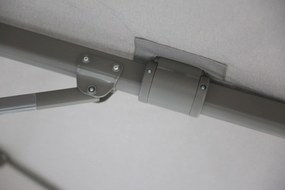 Zweefparasol  3x3m S2 Excellent (excl. voet) Taupe-naturel-bruin Camello Luna