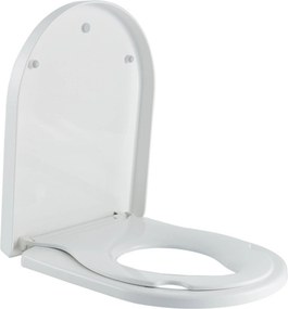 Saqu Touch Double toiletbril met kinderzitje, softclose en quickrelease 33,1x45,4 x4,7cm wit