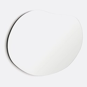 Spiegel, organisch vorm, H100 cm, Biface