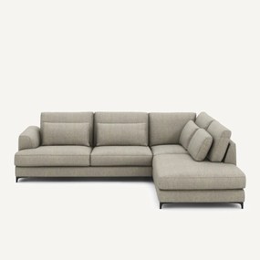 Omvormbare hoekbank rechts, tweed stof, Marsile