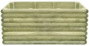 vidaXL Plantenbak verhoogd 106x56x48 cm geïmpregneerd grenenhout