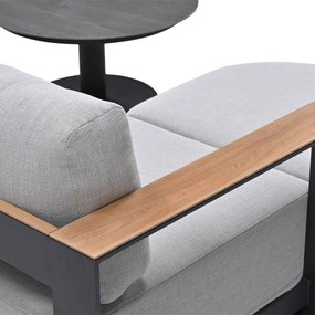 Garden Impressions Malakka loungeset 3-delig chaise longue - light teak look