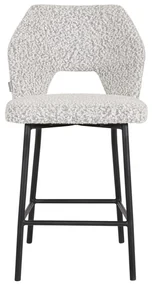 Must Living Bloom Moderne Barkruk Boucle Grijs