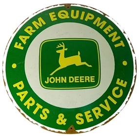 Metalen bord John Deere