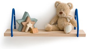 Wandplank in grenen en ijzer metaal L50 cm, Vinto