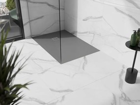 Mexen Stone+ rechthoekige composiet douchebak 120 x 100 cm, grijs-beton - 44611012