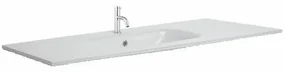 Crosswater Glide II Wastafel inbouw - 100x45cm - 0 kraangaten - glas - Ice white GL1010SIW