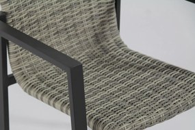 Tuinstoel stapelbaar Wicker Grijs-antraciet Lifestyle Garden Furniture Upton
