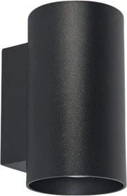 Smart design wandlamp zwart incl. 2 Wifi GU10 - Sandy